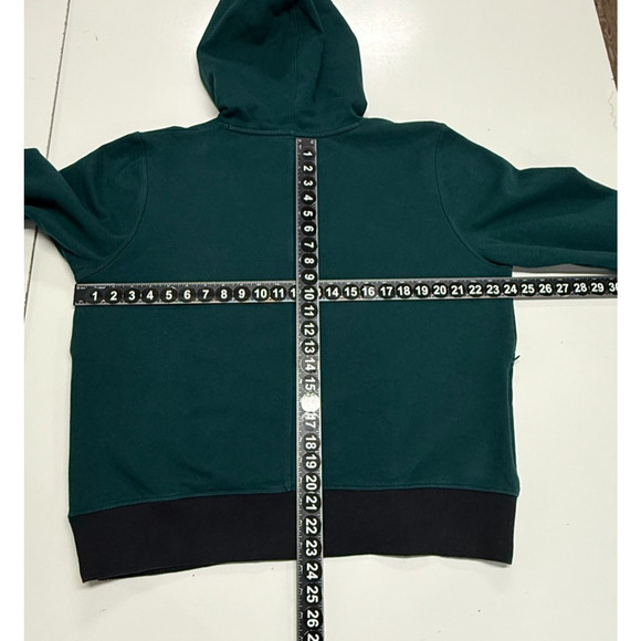 Under Armour Hoodie Womens XL Green Threadborne Spellout Pullover Sweatshirt - Picture 7 of 12
